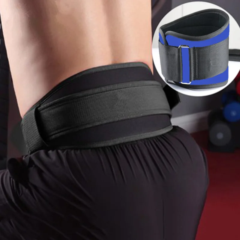 

Black Fitness Waist Belt Men Squat Weightlifting Deadlift Bodybuilding Training Sports Waist Belt Abdomen