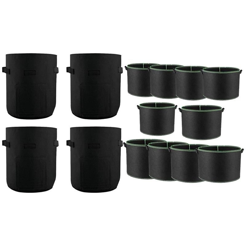 

14 Pcs Potato Grow Bag, Garden Planting Bags 7 Gallon & 2 Gallon