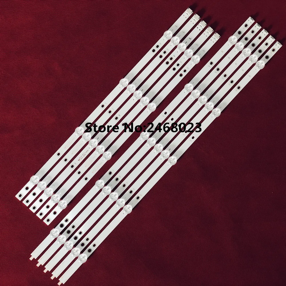 10 шт./компл. светодиодный Подсветка полосы для 50PUS6162/12 50PUS6703 50PUS6753 50PUS7383/12 50PUS6523/12