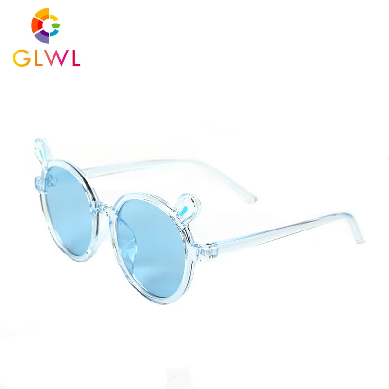 Детские солнцезащитные очки 2021 розовые для девочек цветные линзы глаз