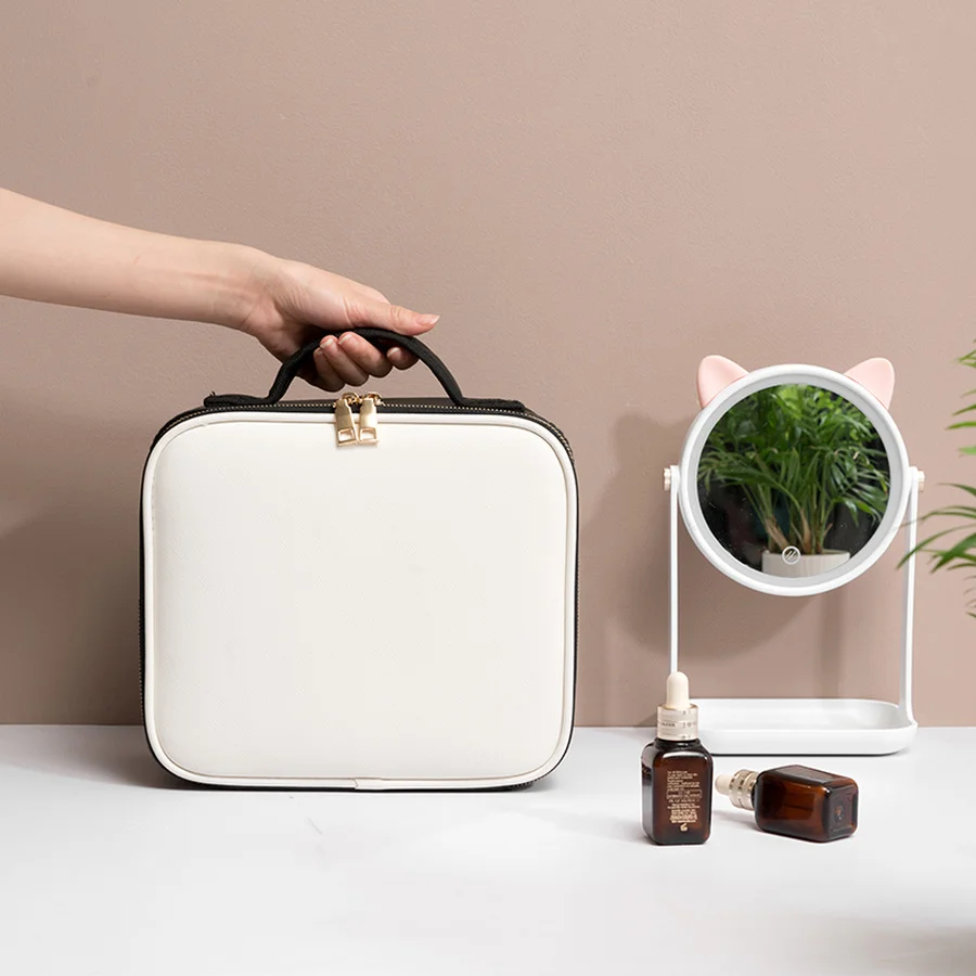 Чехол для косметики Портативный Женский органайзер Органайзер коробка ванной
