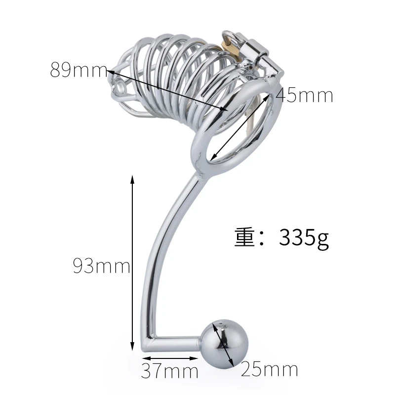 БДСМ фетиш мужчины пенис клетка трусы металлический мужской замок петух с