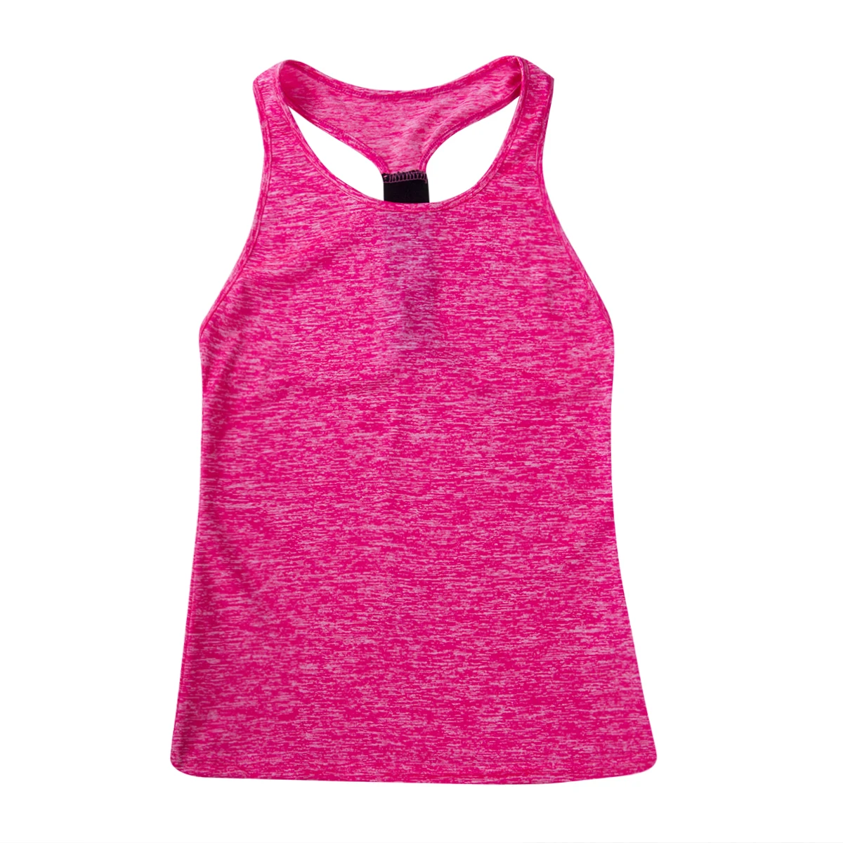 Rose Red Модное женское сексуальное, с открытой спиной, бесшовное спортивное майка для тренировок, топ для фитнеса, одноцветные топы на бретелях, 7 цветов, новинка, Vestidos - Цвет: Rose Red