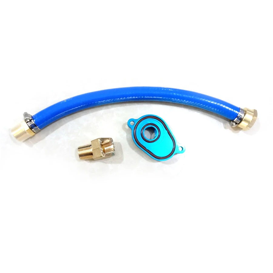 

Oil Cooler Flush Kit with Aluminum Flush Adapter for Ford 6.0L Powerstroke