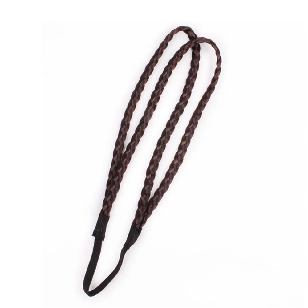 Моделирование синтетические волосы плетеный ободок на голову эластичная