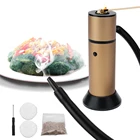 Портативный пистолет BORUiT для курения еды, генератор холодного дыма, молекулярная кухня, пистолет для курения мяса, для барбекю, гриля, кухни