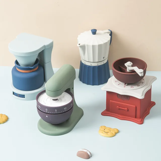 Творческий Nordic Стиль таймер Механическая Сигнализация часы без Батарея 60 минут