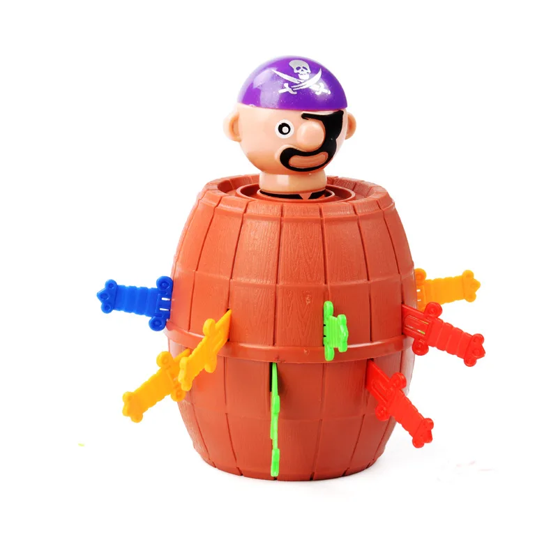 

Kids Funny Gadget Pirate Barrel Game Toys for Children Lucky Stab Pop Up Toy Tricky pirate barrel barrel sword game