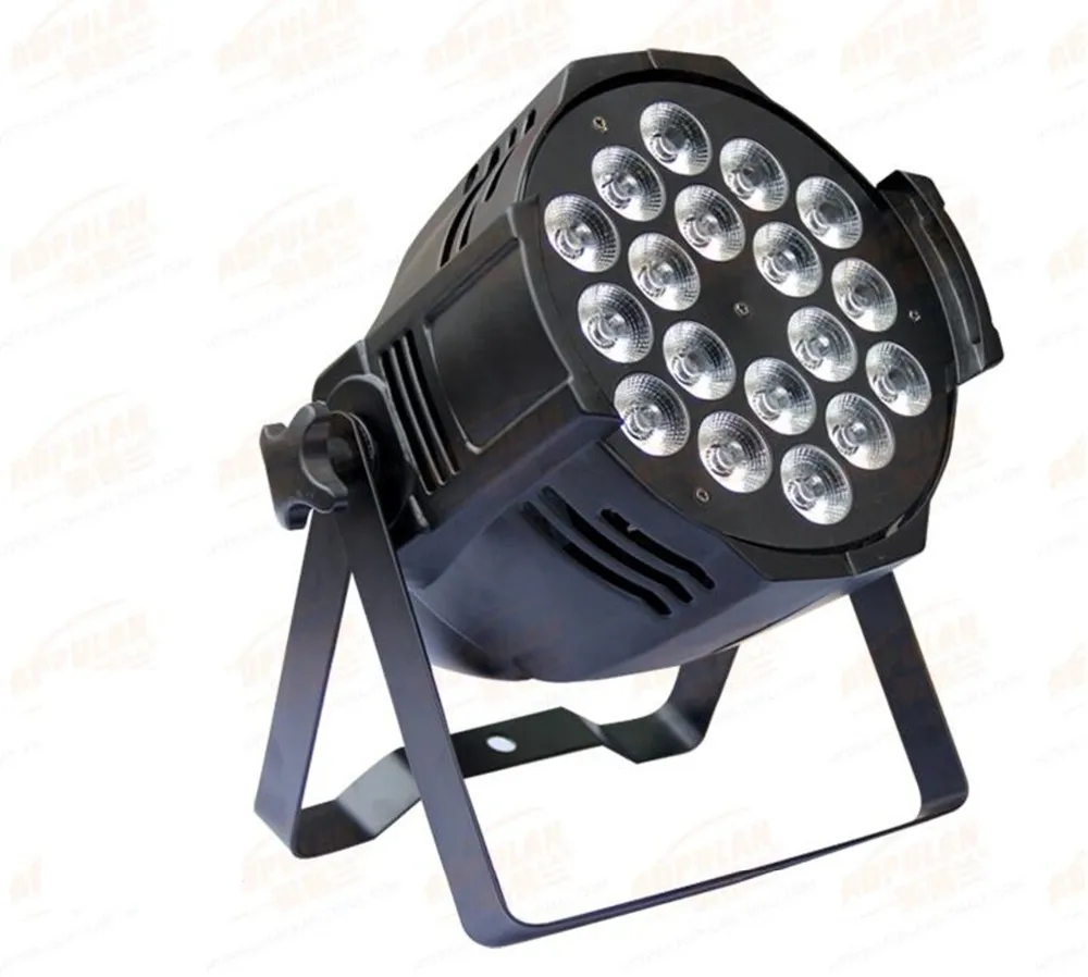 Dj eclairage 18x18 Вт rgbwa uv 6in1 led par la lumiere En Алюминиевый Чехол en alliage|rgbwa 6in1|led parrgbwa |