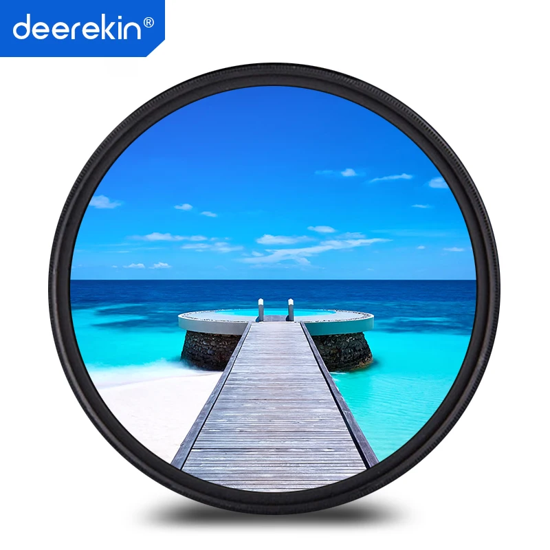 Тонкий УФ фильтр Deerekin 49 мм для объектива Canon 50 F1.8 STM Sony FE 55/1.8 E50/1 8 55 210 цифровая