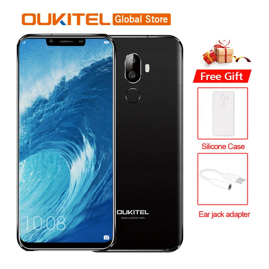 OUKITEL U18 5 85 дюйма разрешение Full Дисплей мобильный телефон MT6750T Octa Core Android 7 0 4G