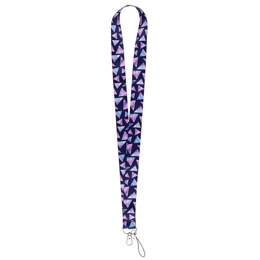 

JF506 Triangle Hot Keychain Straps Rope Cell Phone Neck Strap Lanyard for ID Card Keycord DIY Lanyard Hanging Rope