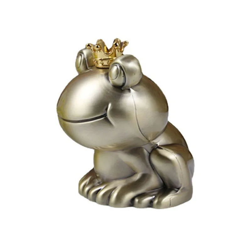 Копилка из металла в виде лягушки принца корона лягушка копилка детские подарки