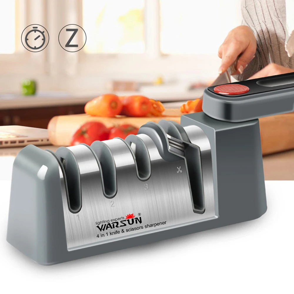 4 этап Ножи профессиональная точилка для Кухня точильный камень ножницы