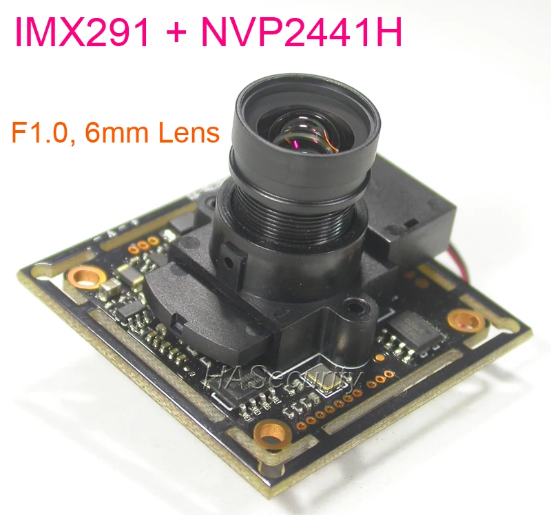 AHD-H (1080P) / CVBS(D1) 1/2.8&quot STARVIS IMX291 CMOS sensor + NVP2441 CCTV camera module PCB board +OSD cable +F1.0 M12 Lens +IRC |