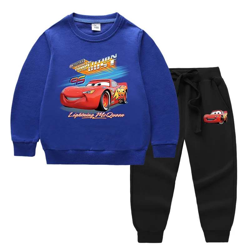 Комплект одежды для мальчиков и девочек Disney McQueen с машинками детская одежда