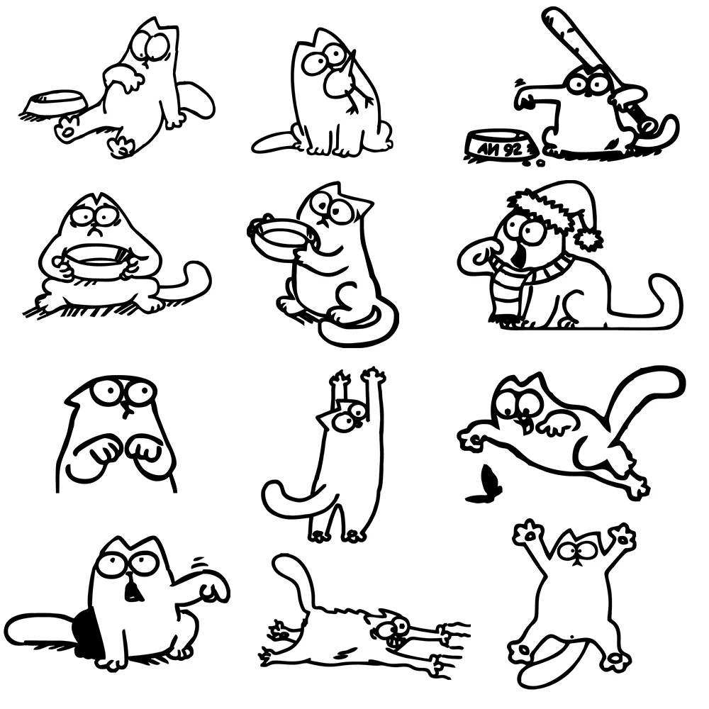 Красота Китти Авто Наклейка забавная Автомобильная наклейка для топливной