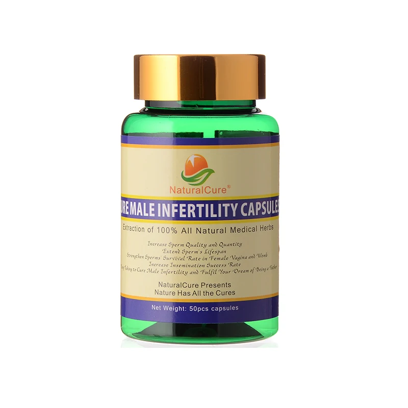 NaturalCure Help Male Infertility Capsules Increase Sperm Quantity and Quality Plants Extrac 50 capsules for men no side effect | Красота и