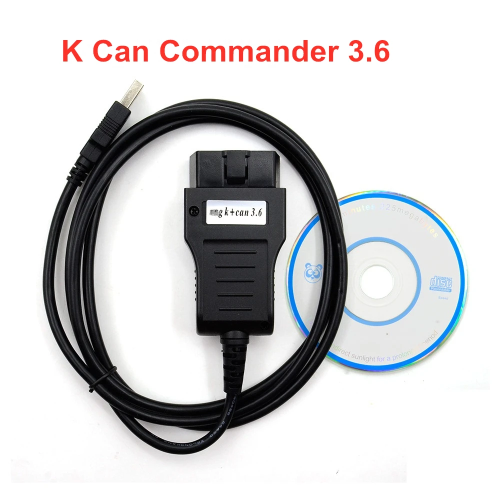Профессиональный кабель для VAG K + CAN COMMANDER 3 6 с программным обеспечением OBDII OBD2