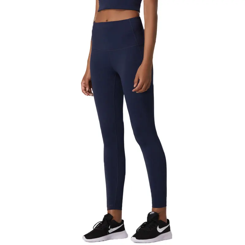 

Sport Leggings Women Squat Proof Yoga Pants With Pockets Fitness High Waist Two-sided Workout Sportswear Butt Lifting Gym Tights