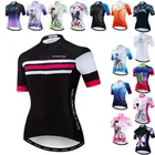 Футболка Weimostar Pro Женская велосипедная, черная быстросохнущая майка с коротким рукавом, защита от УФ излучения, для езды на велосипеде