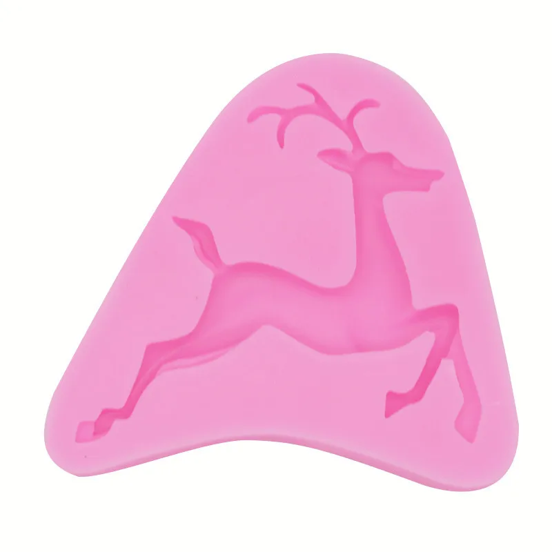 Формы из полимерной глины Рождественский олень Лось жидкий силикагель УФ смола