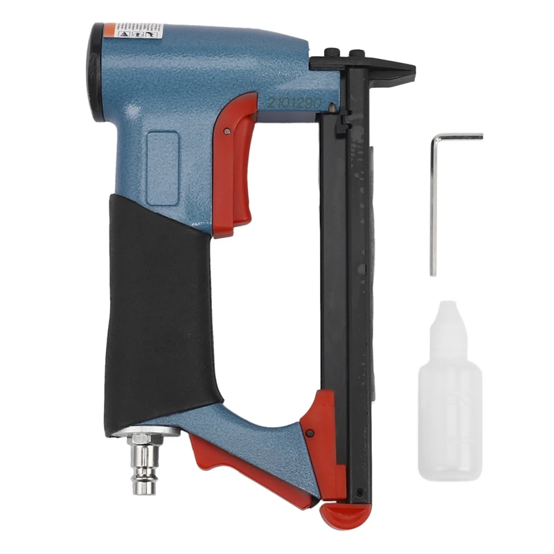 1/2 Inch Pneumatic Air Stapler Nailer Fine Tool For Furniture Blue 4-16Mm Woodworking Power To | Инструменты