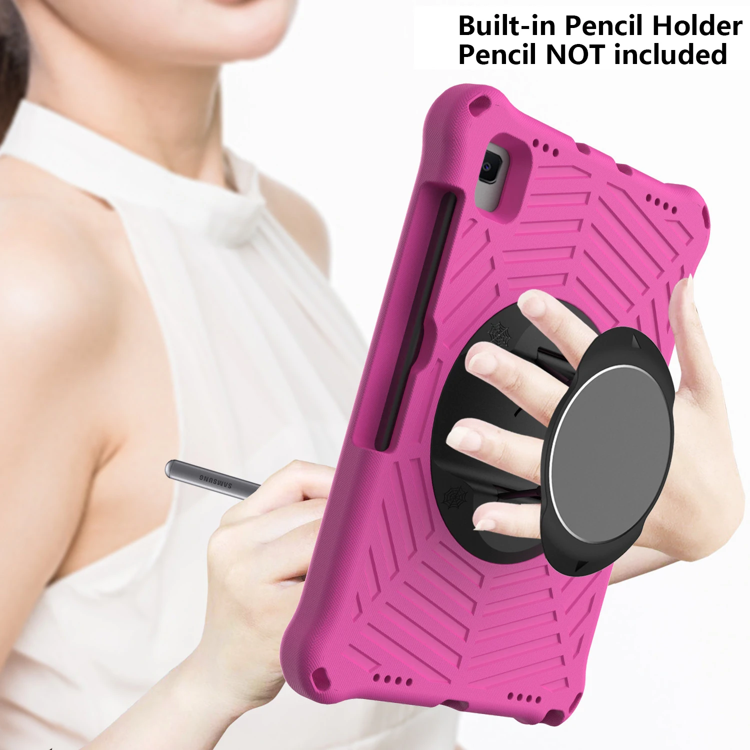 

Kids Case for Samsung Galaxy Tab S5e Kids Case SM-T720/ T725, Rugged Shockproof Case with Shoulder Strap with Kickstand