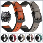 Ремешок силиконовый кожаный для Samsung Galaxy Watch 3 4145 мм, браслет для Galaxy Watch 4246 мм, браслет для наручных часов, 20 мм 22 мм