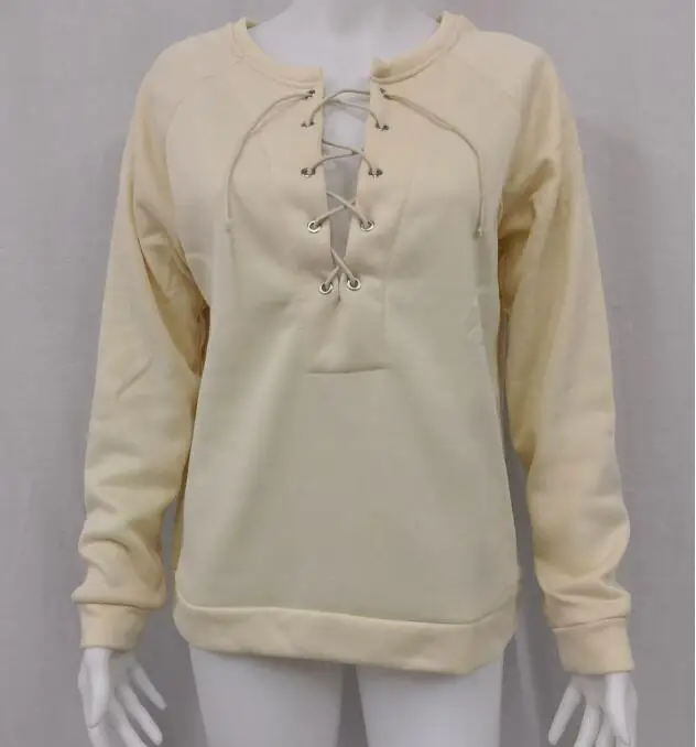 

Pullovers Women Criss Cross Backless Bandage Hollow Knitted Tops Ladies Long Sleeve Casual Elegant Sexy Autumn Jumper