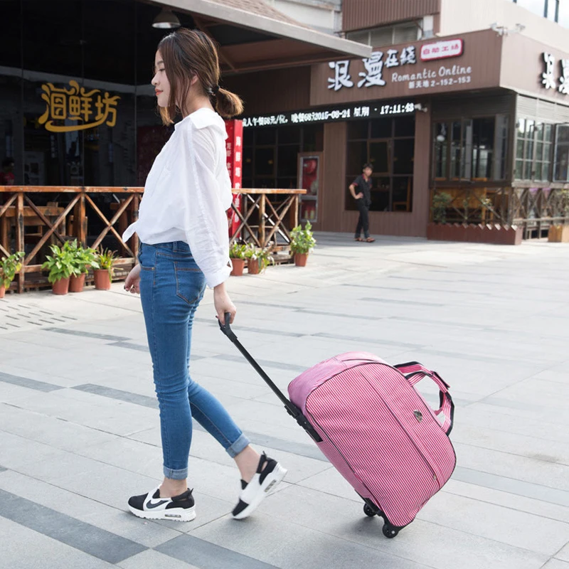 Водонепроницаемый чехол из ткани Оксфорд для путешествий Модный на колесиках