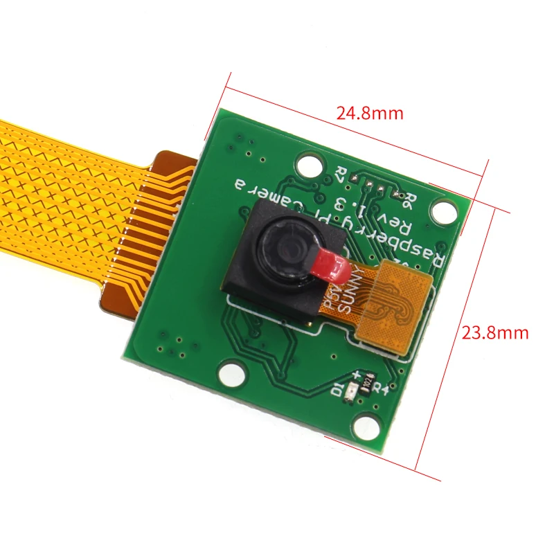 Мини-камера Raspberry Pi 4B/3B Zero W с кабелем 15 см 1080p 5 Мп | Электронные компоненты и