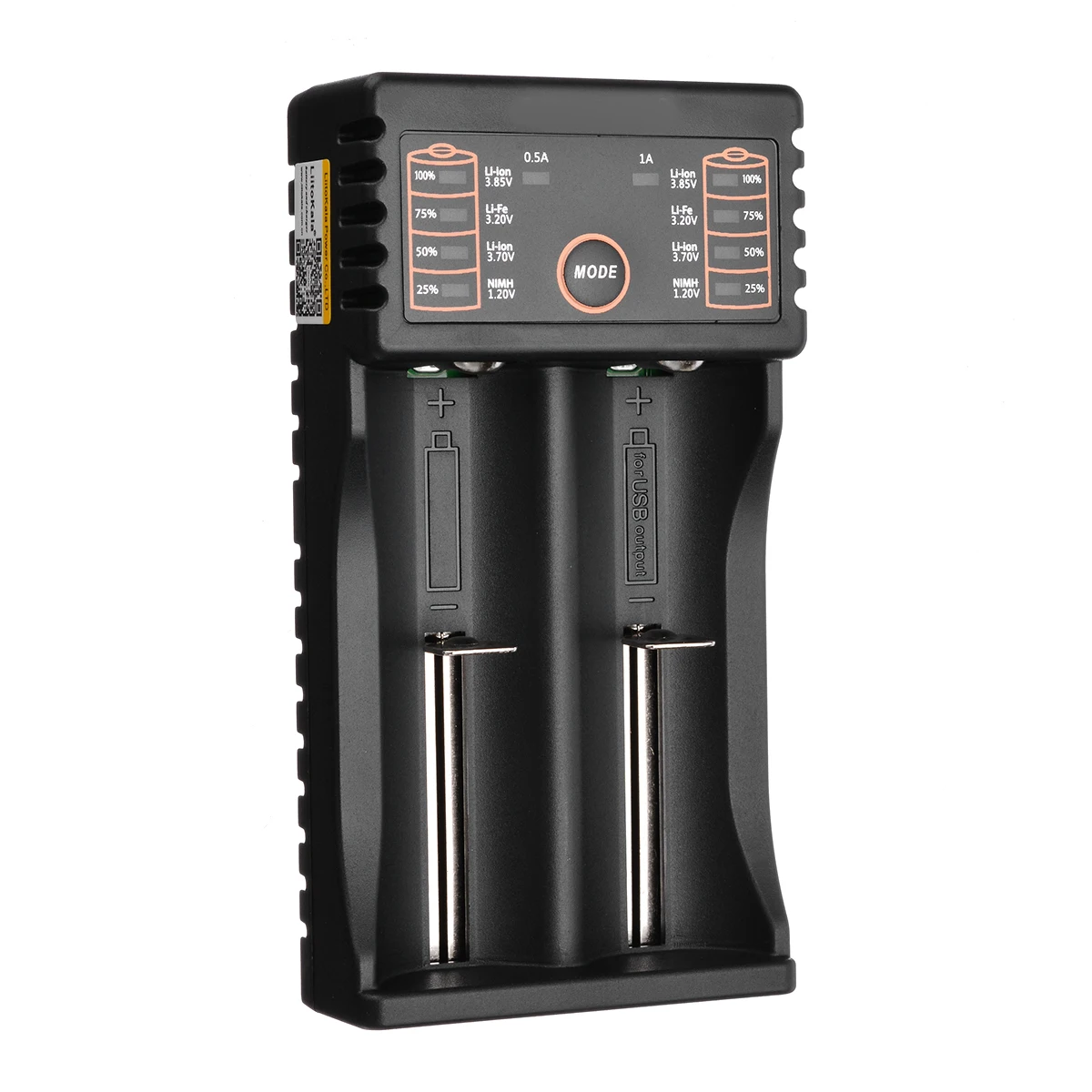 Оригинальное зарядное устройство USB для LiitoKala с двумя слотами зарядки