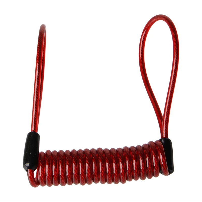 

Bike Motorcycle Scooter Alarm Disc Lock Security Spring Reminder Cable Strong