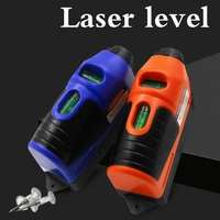 1pc mini vertical spirit level tool laser level laser straight the laser guided level line measurement gauge tool new