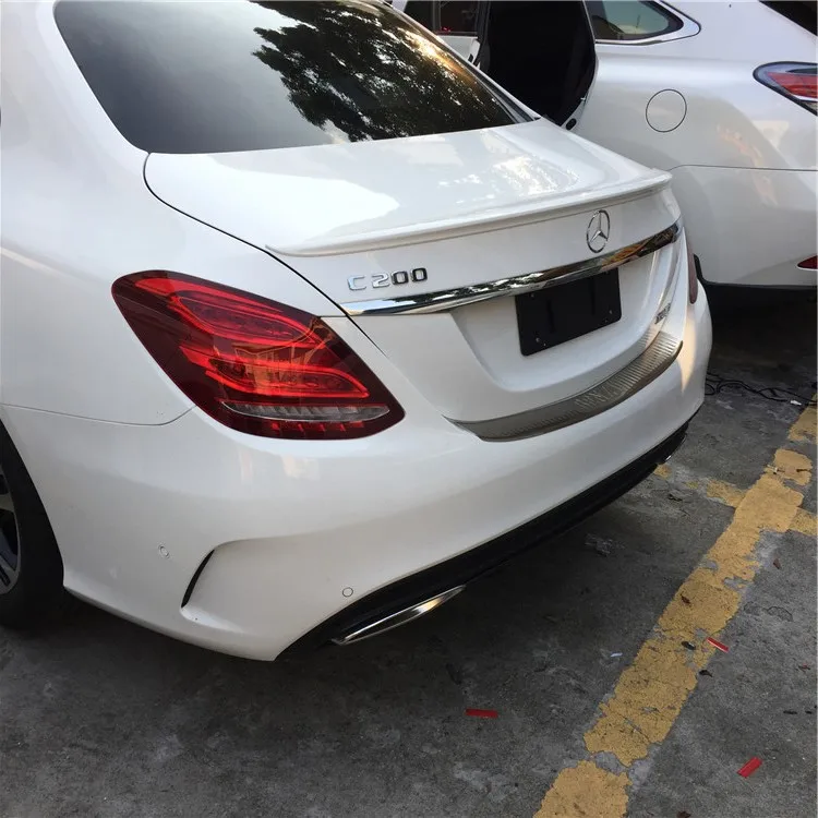 Спойлер для W205 2015-2018 Mercedes-Benz C-class C180 C200 спойлер из АБС-пластика цветное заднее