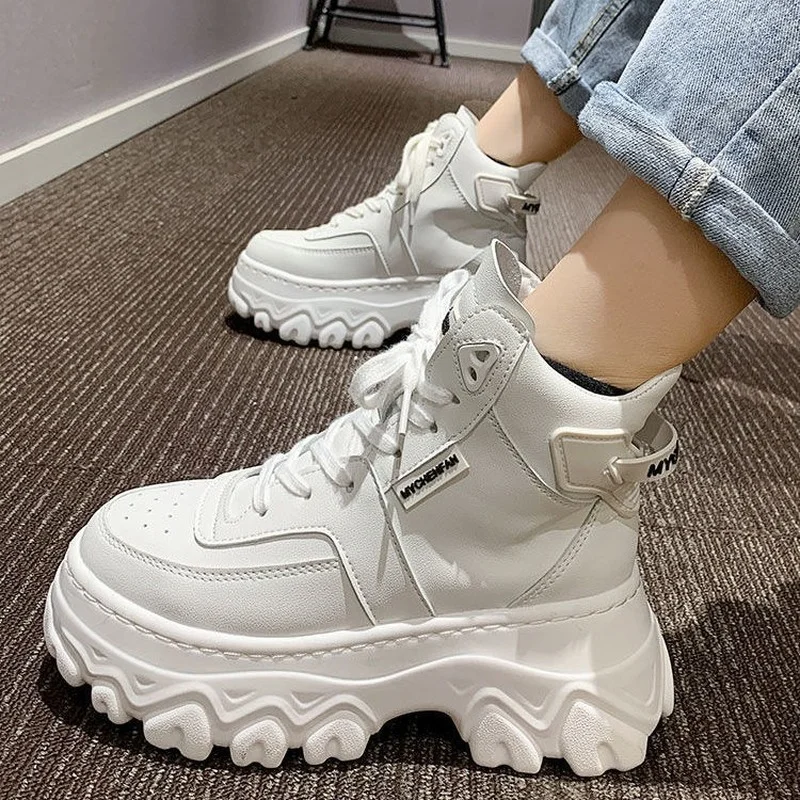 

Designer Chunky Sneakers Women 2021 Fashion Girl Shoes Thick Sole Casual Platform Sneakers Women Sport Ladies Shoe Basket Femme