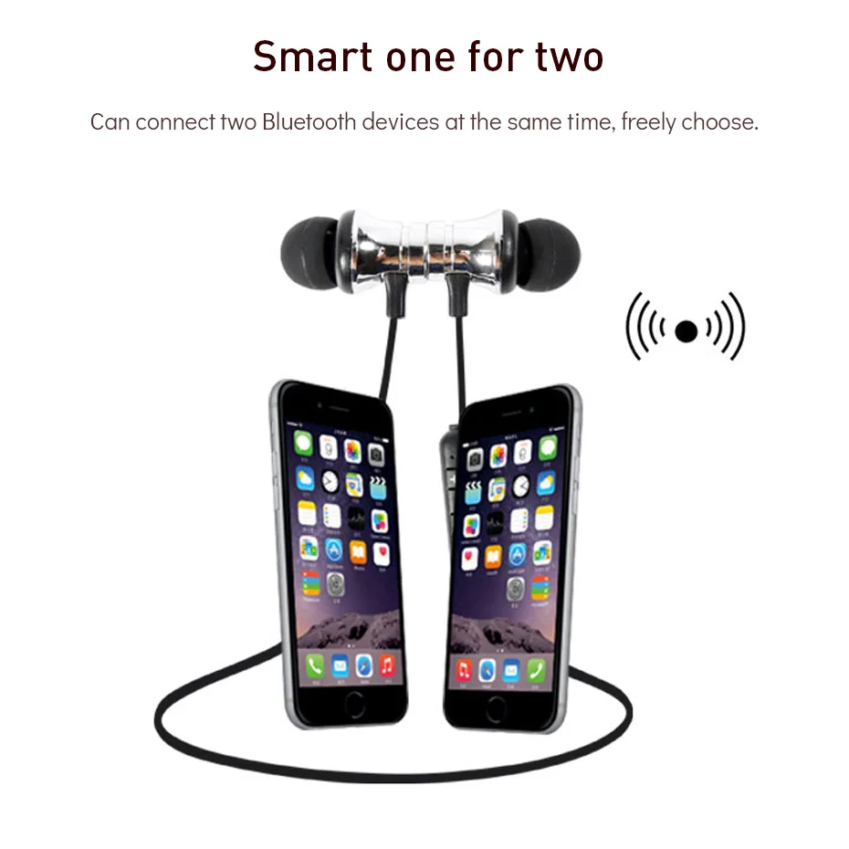Bluetooth Earphones Wireless headphones For Xiaomi iPhone earbuds stereo with MIC Music wireless In ear Waterproof headset | Электроника