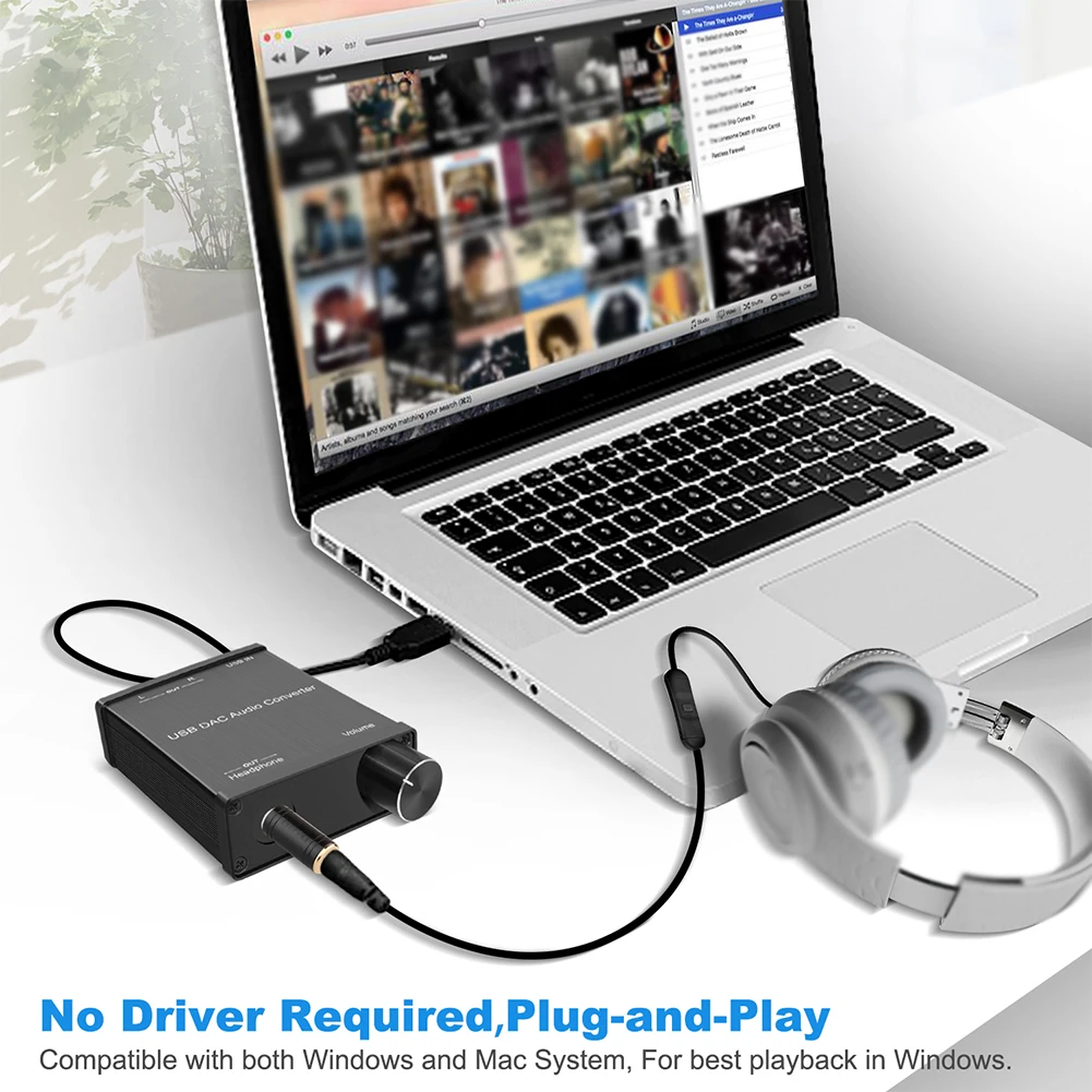 Цифро-аналоговый преобразователь DAC HIFI стерео компьютерный усилитель для