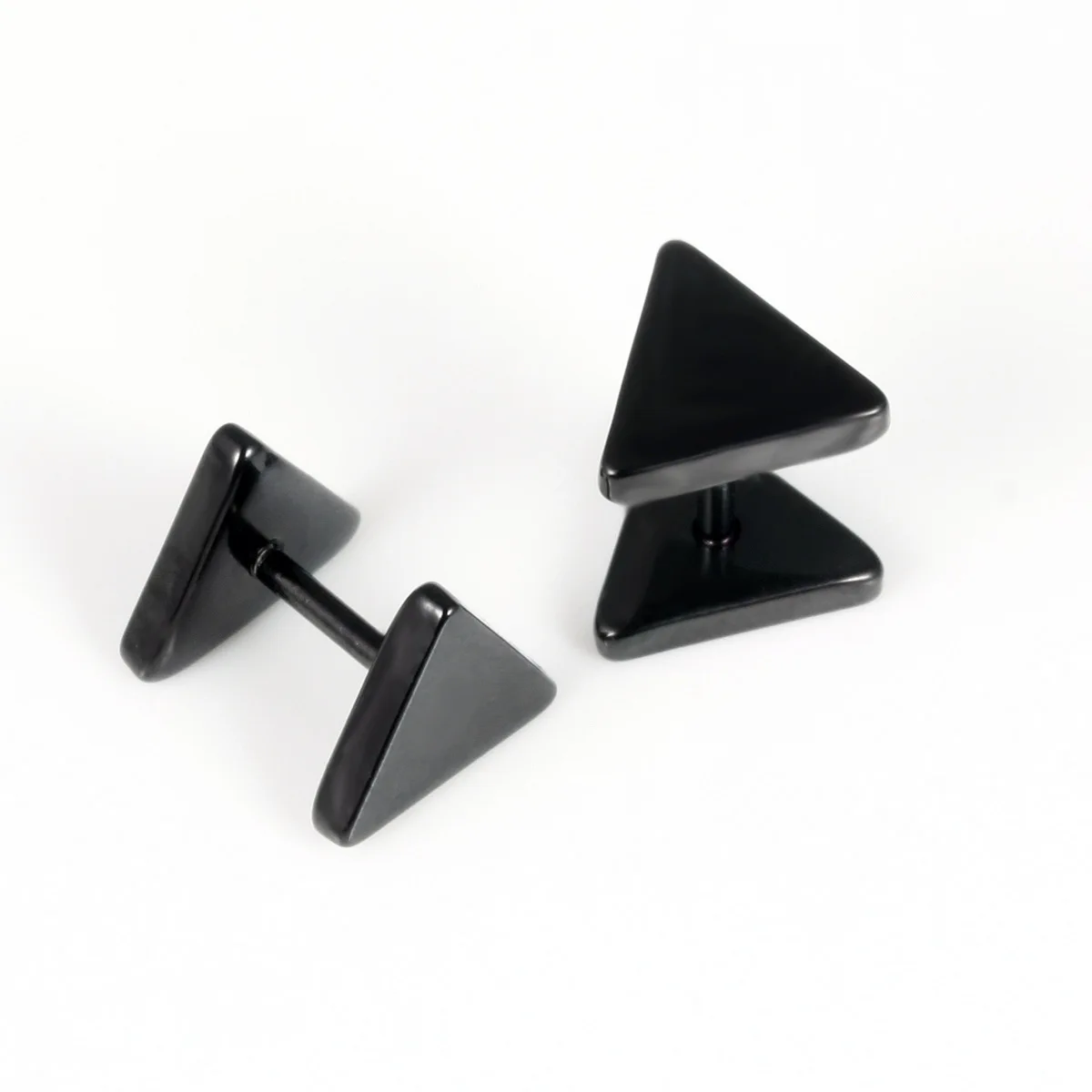 Lan дворец простой передний задний двойной треугольник титановая сталь ювелирные