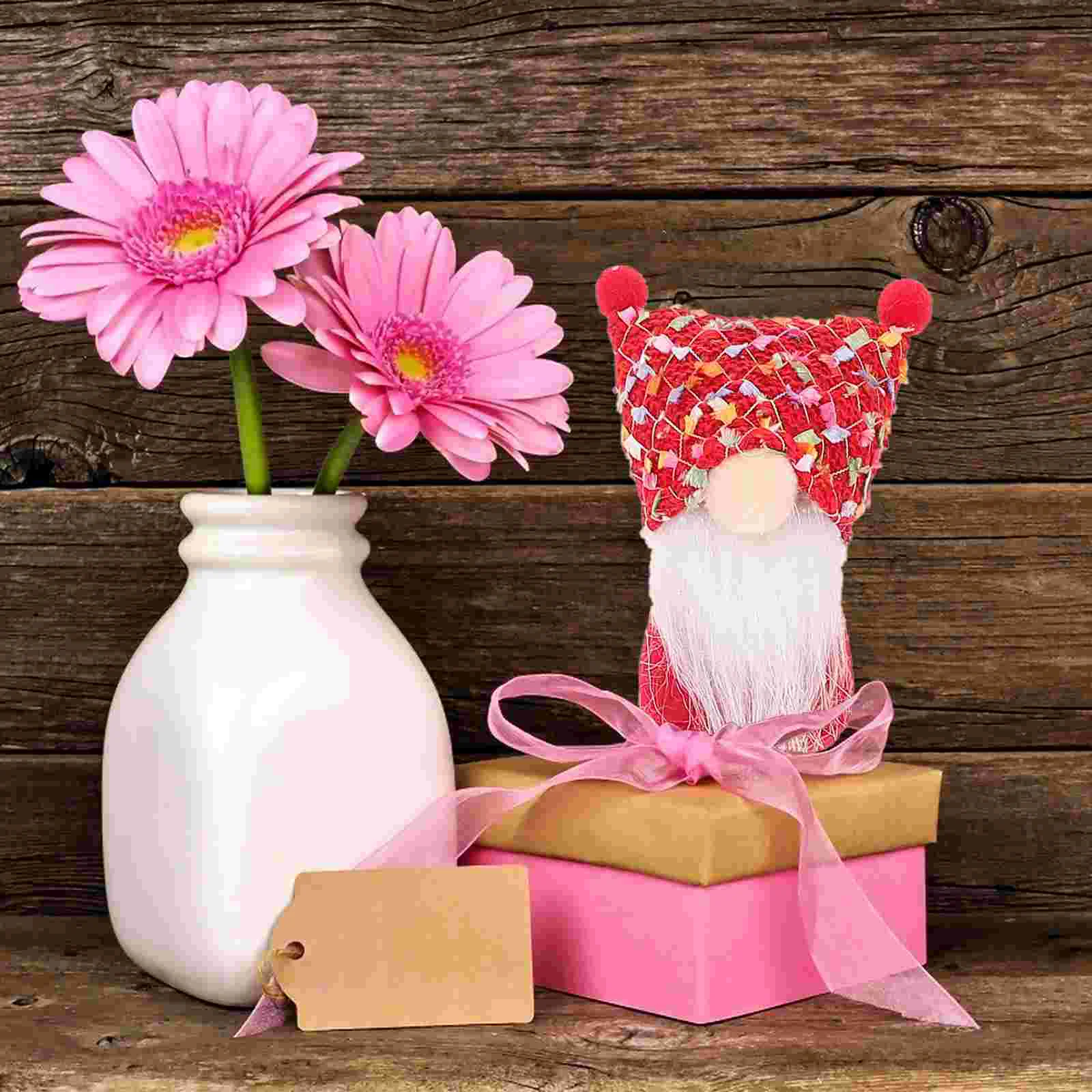 10 piezas colgantes creativos para el D&iacute;a de San Valent&iacute;n, adorno para Festival, decoraciones de hombre viejo y Gnomo-5