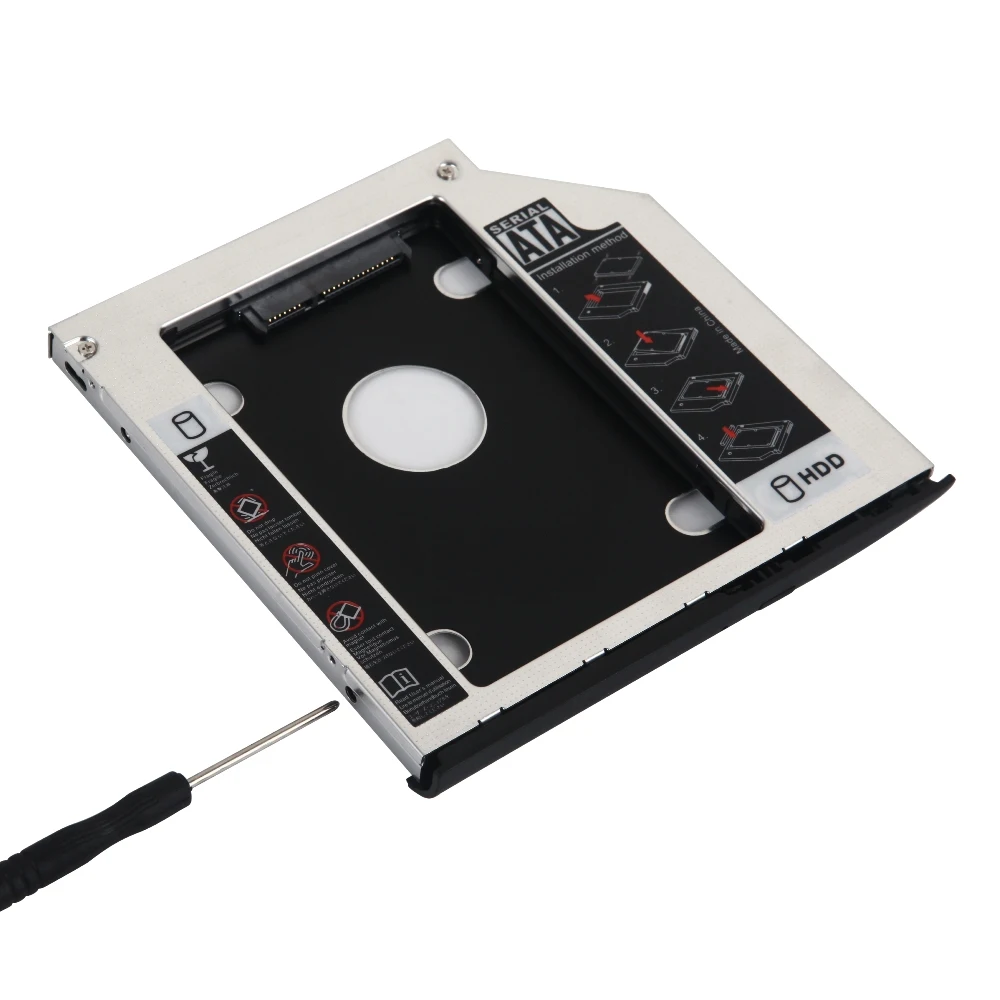 С ободком передняя крышка Лицевая панель + кронштейн 2nd SATA 3 0 2 5 &quotжесткий диск HDD