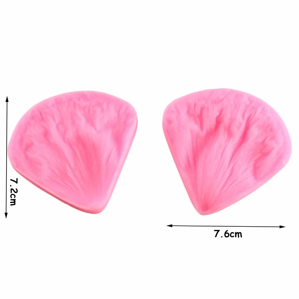 3D лепестки пиона цветок силиконовая форма рельефная фотоформа кекс шоколад