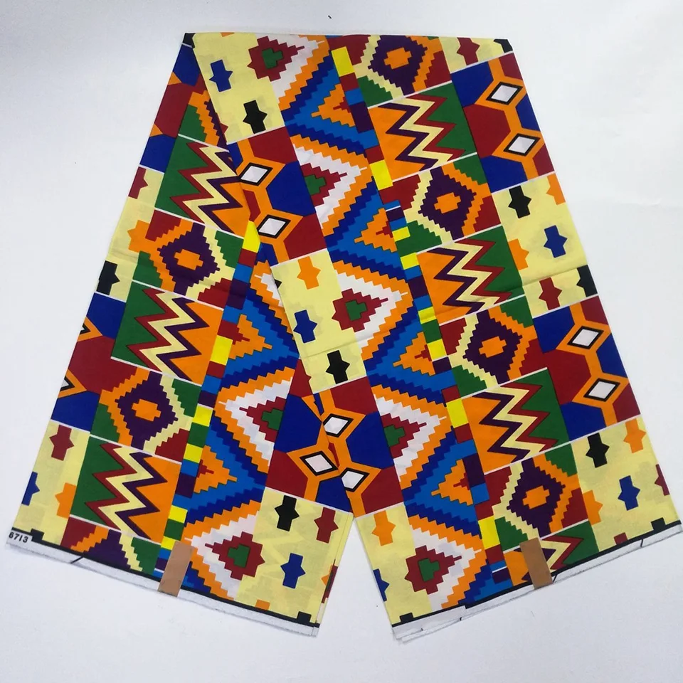 Африканский Традиционный и современный принт Кенте ткань для Kente платье/головной