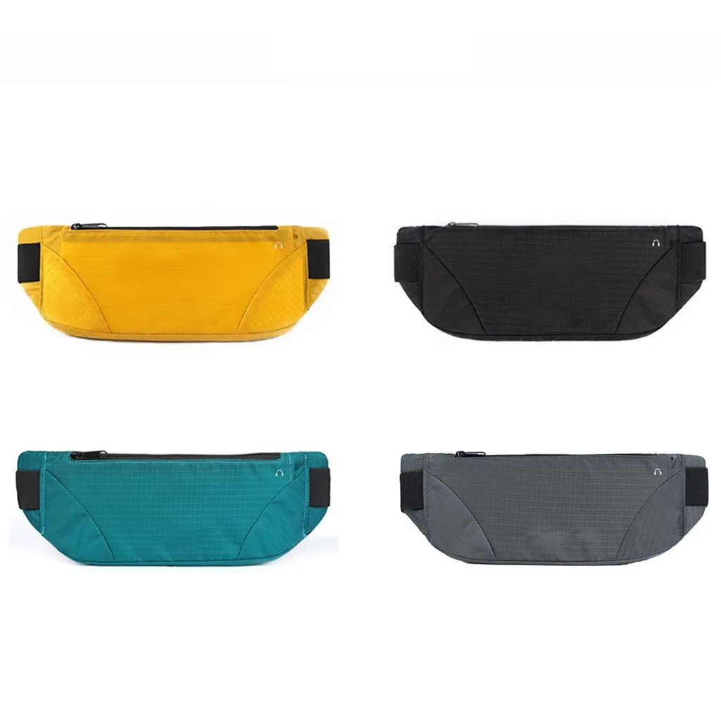 Водонепроницаемая Спортивная поясная сумка для упражнений одноцветная Сумка