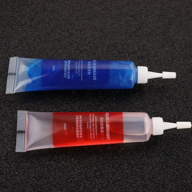 

2pcs Stuks Vissen Reel Onderhoud Smeerolie Water Drop Spinnewiel Drum Wielen Lager Vloeibare Smeermiddel Vissen Grease Tool