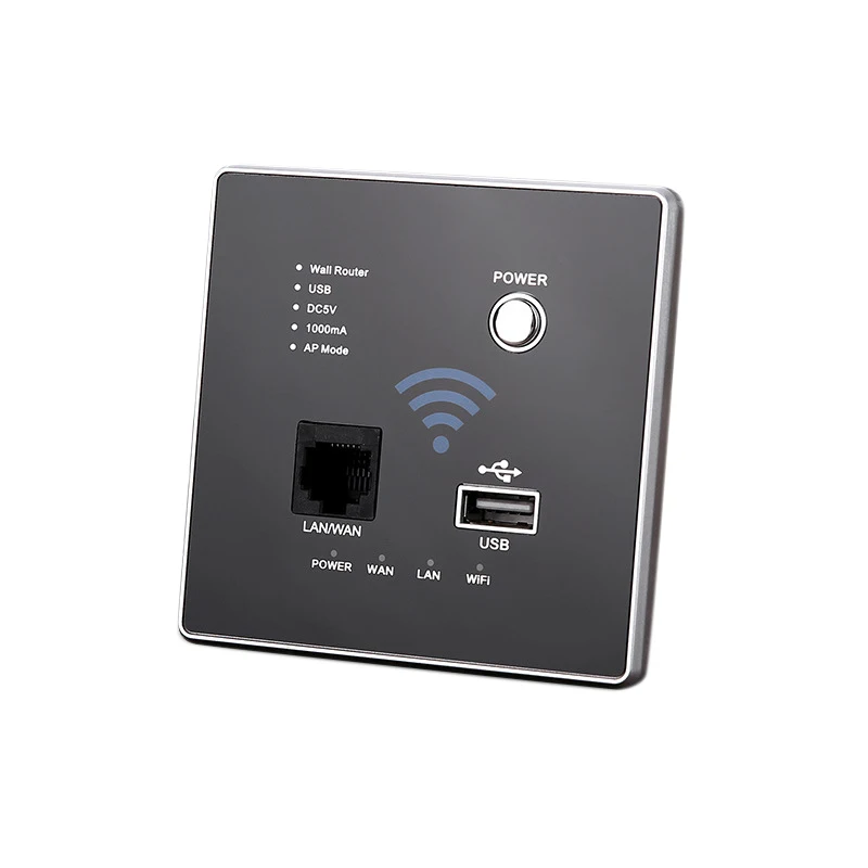 86 мм 300 Мбит/с Настенный роутер с USB разъемом модель AP 220 В умный Wifi ретранслятор