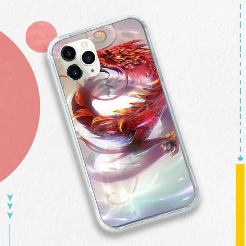 

Chinese Dragon style Fitted Holy Beast Phone Case for iPhone 11 12 pro XS MAX 8 7 6 6S Plus X 5S SE 2020 XR