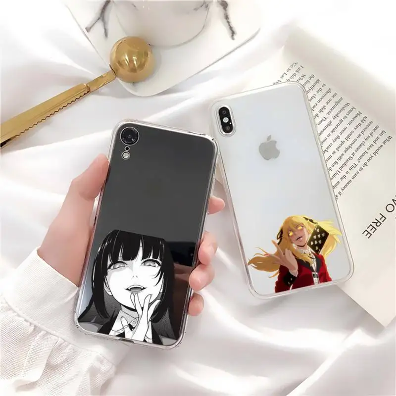 

Japanese Anime Kakegurui Jabami Yumeko Phone Case for iPhone 13 11 12 pro XS MAX 8 7 6 6S Plus X 5S SE 2020 XR case