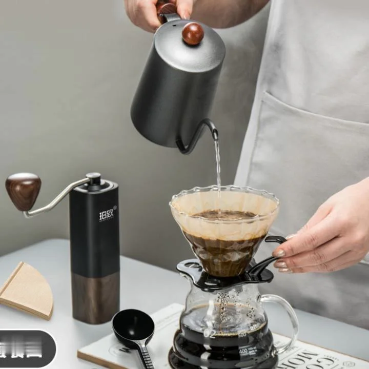 値段 ステンレス鋼コーヒーポットフィルターカップグラインダー高級クリエイティブコーヒーツールハンド家庭用boiteカフェcoffewareセットDG50CS